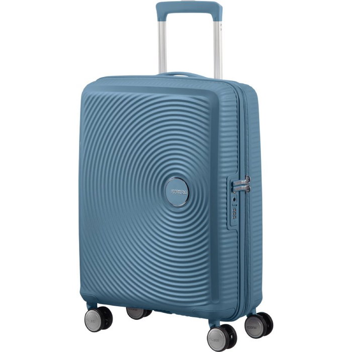 American Tourister Soundbox Spinner Maleta de Cabina 55cm Azul Piedra